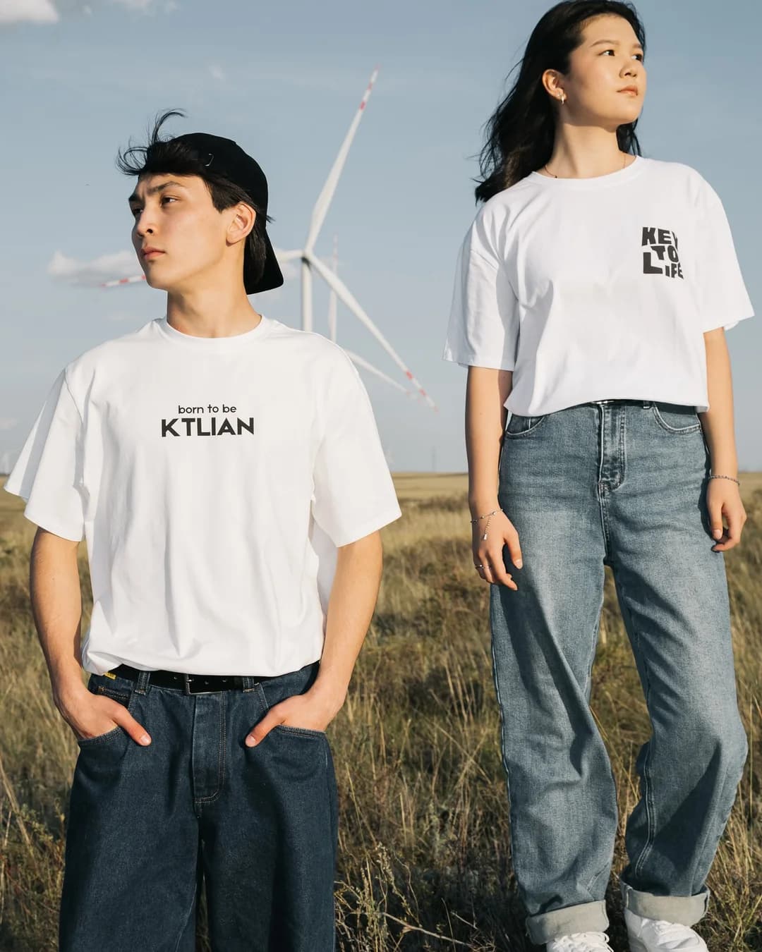 Born to be Ktlian and Key To Life T-shirts