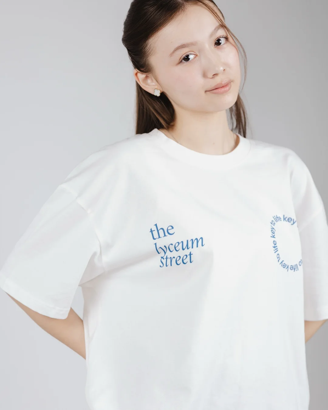 The Lyceum Street T-shirt, print close-up