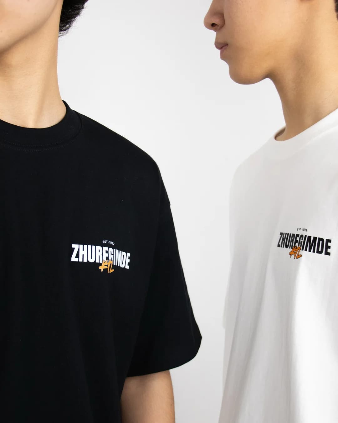 Zhuregimde KTL T-shirts in black and white